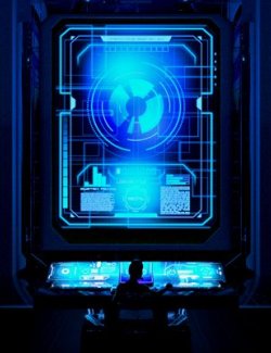 Sci-fi Computer Room