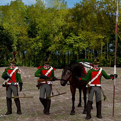 Click here to see preview images for "Napoleonic Russian Dragoons" Napoleonic Russian Dragoons