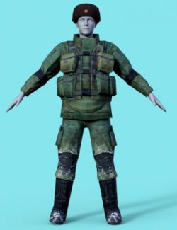 R3d Soldier Outfit 2 for G8M daz Studio Free