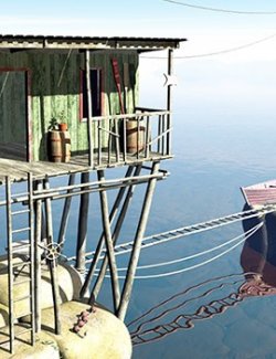 Island Hut for Daz Studio