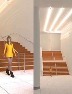 X7 Prop & Poses Stairway set2