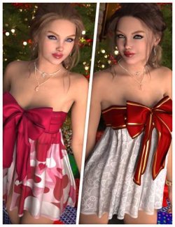 Alluring Textures for dForce SU Bowknot Underwear Set