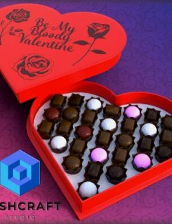 Valentine Chocolate Box and Candy