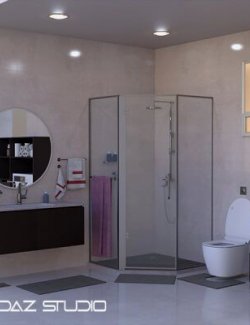 Midrange Bathroom for DAZ Studio