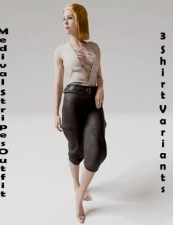 Medieval Stripes Outfit for Genesis 9