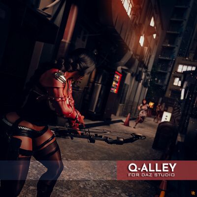 Click here to see preview images for "Q-Alley for Daz Studio" Q-Alley for Daz Studio