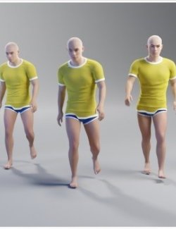 20 Walk Animations For Genesis 9