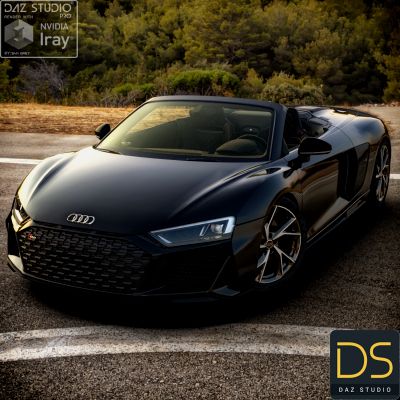 Click here to see preview images for "Audi R8 Spyder 2021 for DAZ Studio" Audi R8 Spyder 2021 for DAZ Studio