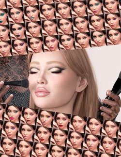 MUA 101 Full Looks LIE Make Up System For Genesis 9