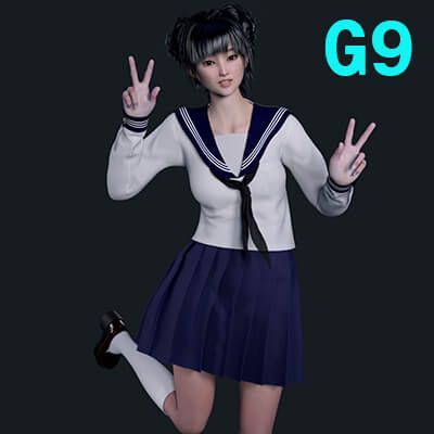 Click here to see preview images for "BT Eriko for Genesis 9 Female" BT Eriko for Genesis 9 Female