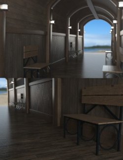 Wooden Passageway for DS Iray