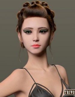 3D Glamore for Genesis 9 Female