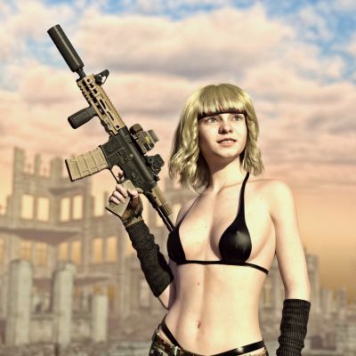 Click here to see preview images for "M4A1 300Bo Rifle TK for G8F and G9" M4A1 300Bo Rifle TK for G8F and G9