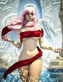 AH Cupid's Veil Outfit For Genesis 9, 8 and 8.1 Female