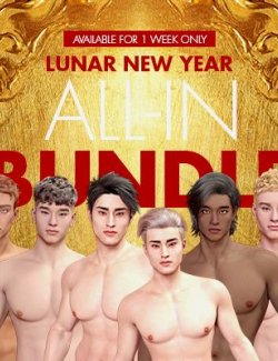 Lunar New Year All-In Bundle for Genesis 9 (6 Guys)