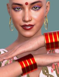 R3d Indian Jewellery Set 1 for Genesis 8 Female daz studio