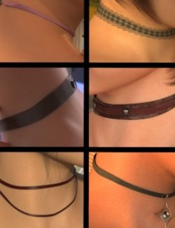 HF3D Neckwear Collection 1 for G8F and G9