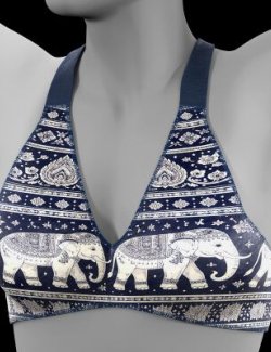 Sports Bra with Elephant