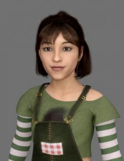 Esther Little Girl for Genesis 8 Female