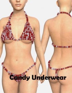 Candy Underwear for Genesis 8 Female