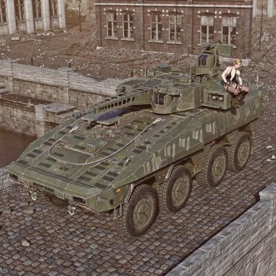 Click here to see preview images for "Boxer CRV Vehicle for DAZ3D" Boxer CRV Vehicle for DAZ3D