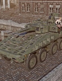 Boxer CRV Vehicle for DAZ3D