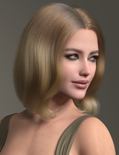 Click here to see preview images for "dForce Strand-Based Elegant Style Bob Hair for Genesis 9" dForce Strand-Based Elegant Style Bob Hair for Genesis 9