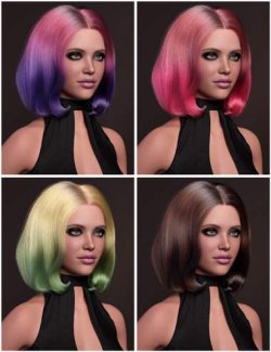 dForce Strand-Based Elegant Style Bob Hair Color Expansion