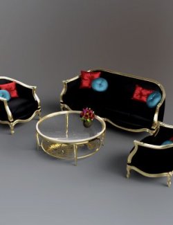AQ3D Master Sofa 234