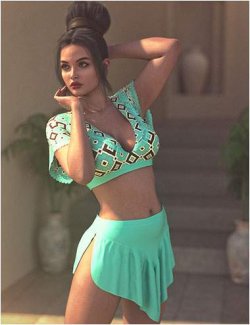 dForce Nahla Outfit For Genesis 9