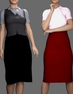 MS Social Office Outfit (G8F and G9)