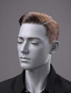 dForce FV Sleek Side Part Hair for Genesis 9