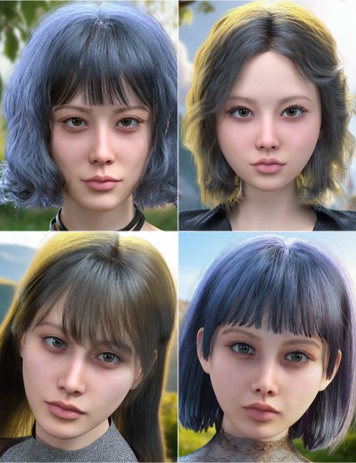 Click here to see preview images for "Vo Anne and Young, and Vo Daisy and Young HD for Genesis 9 Character Bundle" Vo Anne and Young, and Vo Daisy and Young HD for Genesis 9 Character Bundle