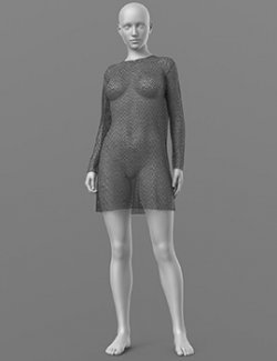 Short Dress 6v Mesh G8 Female