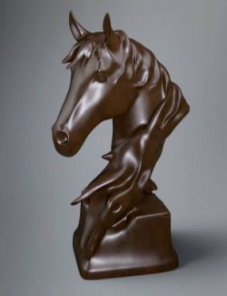 AQ3D Horse Statue