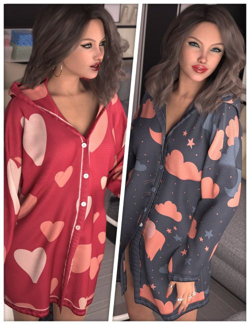 Click here to see preview images for "Everyday Textures for dForce SU Homewear" Everyday Textures for dForce SU Homewear