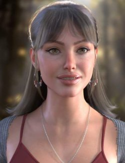 dforce Merryanne Hair for Genesis 9
