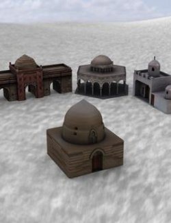 Middle East Buildings 1 for DAZ Studio