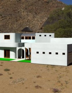 One and a Half Story Home for DAZ Studio