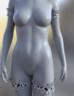 GD Sexy Cow Strap Bands Add-On for Genesis 8 Female