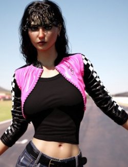 7th Ave: dForce Nitro Mini Jacket for Genesis 8s Female Genesis 9
