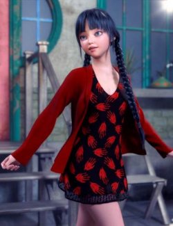 dForce My Fall Outfit for Genesis 9