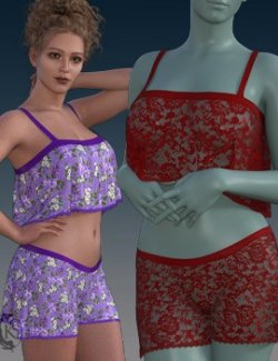 dforce - Flirty PJs - Genesis 9