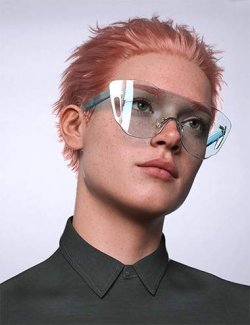 AK Frizzy Hair for Genesis 9