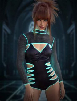 dForce Stygian Logic for Genesis 9 and 8 Female