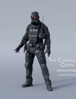 The Commander Outfit for Genesis 8 Male