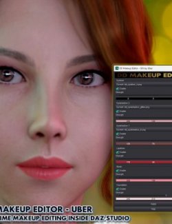DD Makeup Editor &ndash; Iray Uber Skin Makeup Tool for G8F