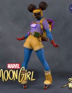 Lyko3D Moongirl Marvel Outfit for G8F