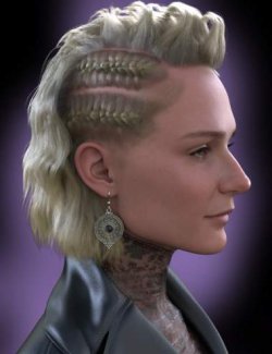 dForce Freydis Hair for Genesis 9