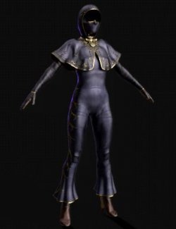 dForce Umbra Witch Outfit for G8F
